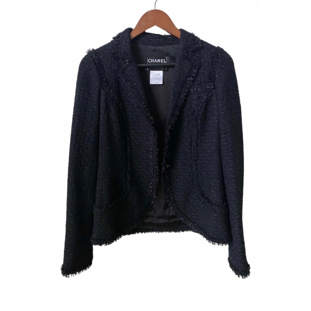 CHANEL Black Tweed Jacket SOLD